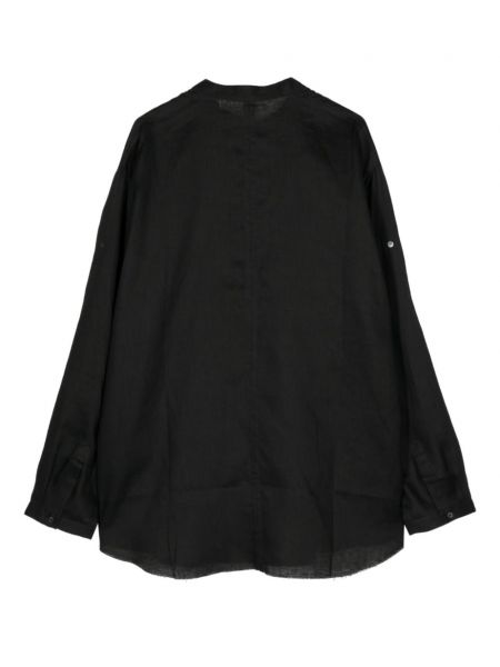 Lininė marškiniai Isabel Benenato juoda