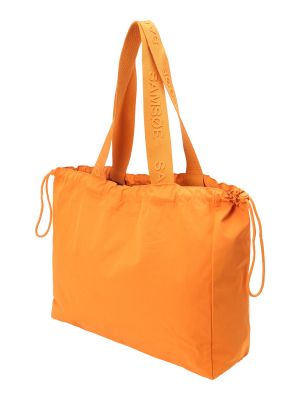 Nákupná taška Samsoe Samsoe oranžová