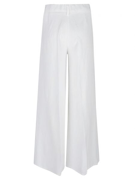 Pantaloni di lino Via Masini 80 bianco