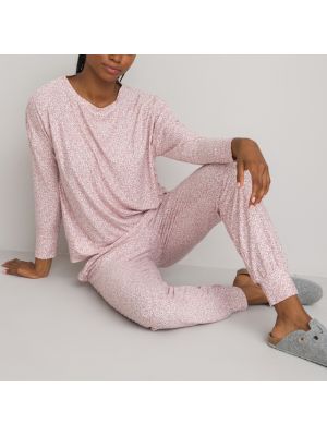Pijama de punto con estampado La Redoute Collections
