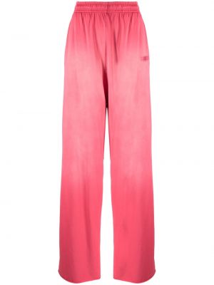 Sportovní kalhoty relaxed fit Vetements růžové