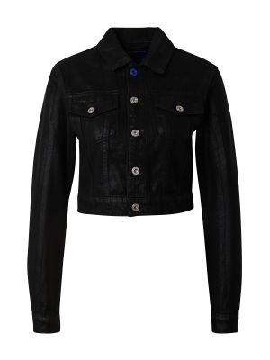 Τζιν μπουφάν Karl Lagerfeld Jeans μαύρο