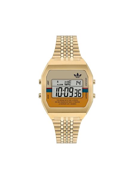 Gatvės stiliaus laikrodžiai Adidas auksinė