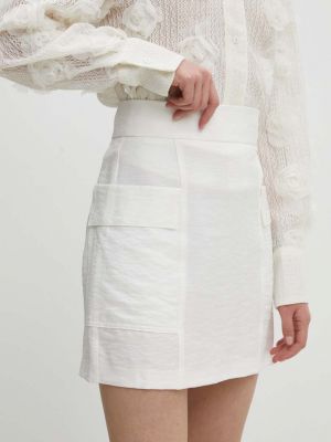 Mini suknja Answear Lab bijela