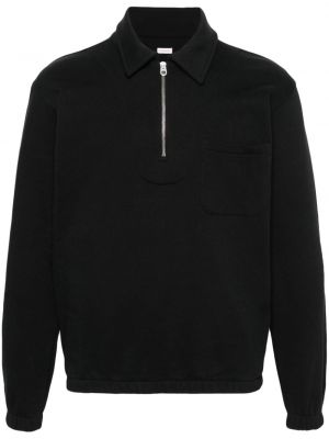 Памучен пуловер Fursac черно