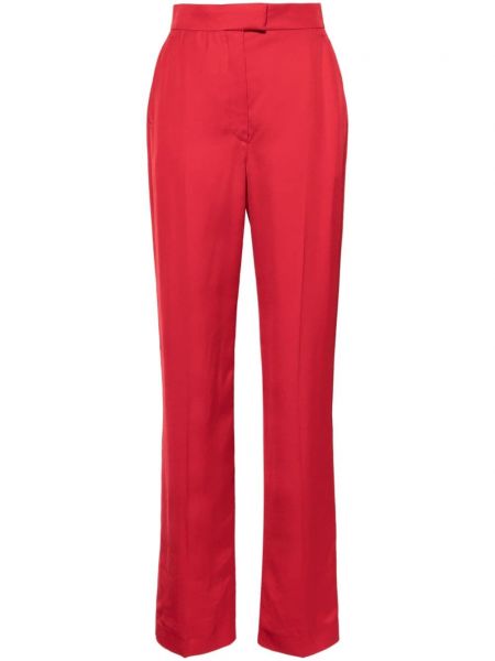 Bavlněné kalhoty Alexander Mcqueen červené