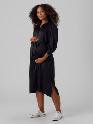 Haljina košulja Vero Moda Maternity crna