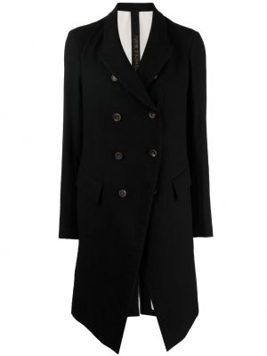 Μάλλινο παλτό Forme D'expression μαύρο