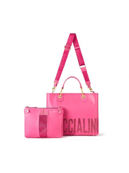 Bolso shopper Braccialini rosa
