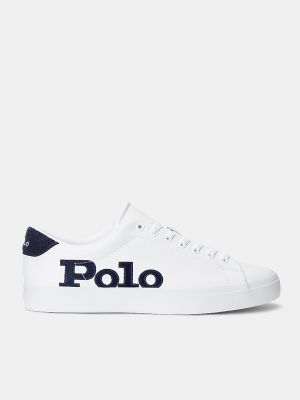 Zapatillas de cuero Polo Ralph Lauren blanco