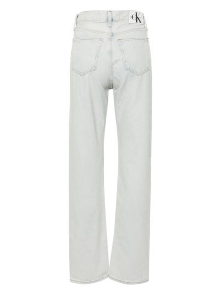 Straight fit džíny s vysokým pasem Calvin Klein Jeans