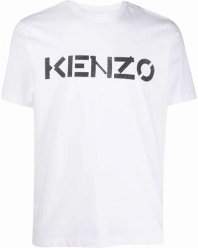 Camiseta con estampado Kenzo blanco