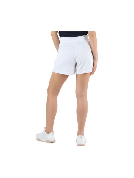 Pantalones cortos de viscosa deportivos Emporio Armani Ea7 blanco