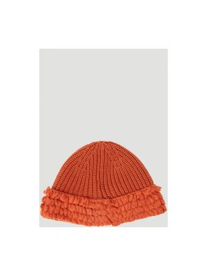 Berretto di lana di lana Moncler Genius arancione