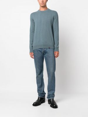 Sweter z kaszmiru Brioni niebieski