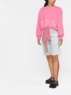 Sweatshirt mit print Patou pink