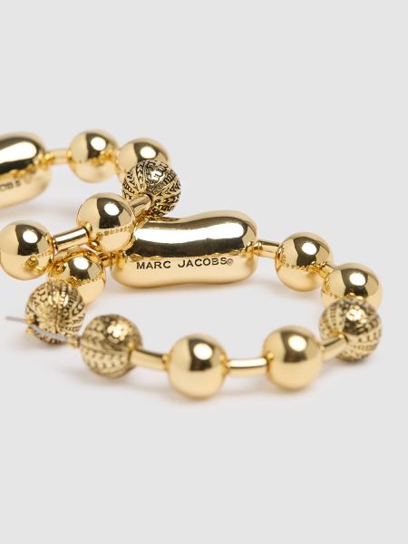 Naušnice Marc Jacobs zlatna