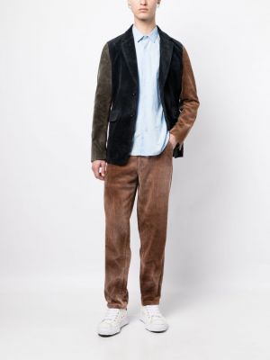 Chino bikses velveta Comme Des Garçons Shirt brūns