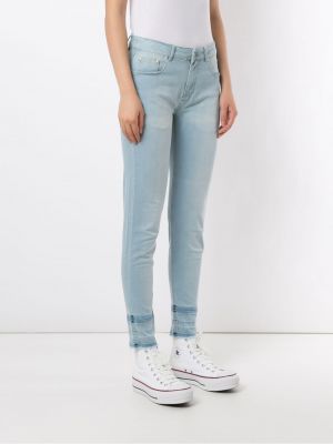 Kalhoty skinny fit Amapô modré