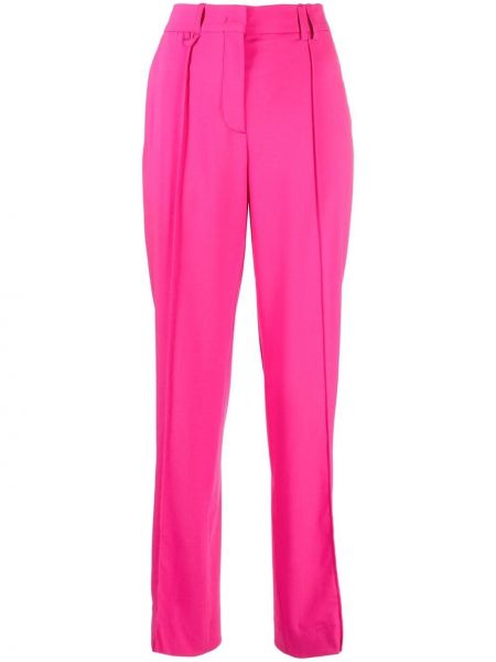 Παντελόνι με ίσιο πόδι Jacquemus ροζ