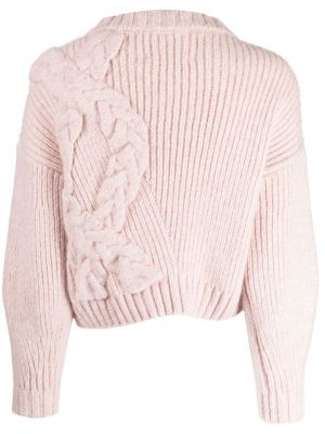 Sweter z kaszmiru Alejandra Alonso Rojas różowy