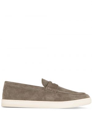 Loafers i mocka Brunello Cucinelli brun