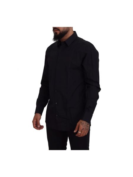 Camisa slim fit Dolce & Gabbana negro
