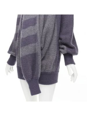 Vestido de lana Issey Miyake Pre-owned violeta
