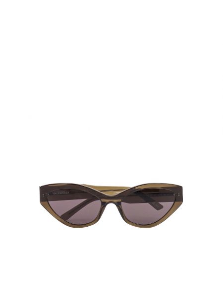 Okulary przeciwsłoneczne Balenciaga brązowe