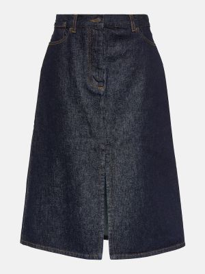 Džínová sukně Dries Van Noten modré