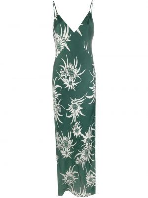 Obleka s cvetličnim vzorcem s potiskom z v-izrezom Rag & Bone