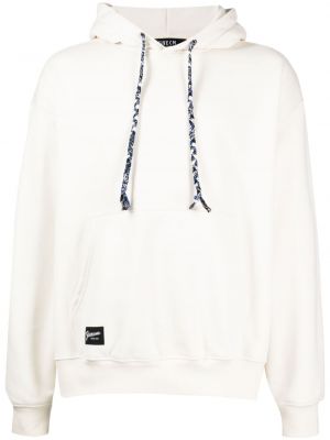 Fonott jersey kapucnis melegítő felső Five Cm fehér