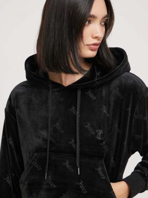 Mikina s kapucí Juicy Couture černá