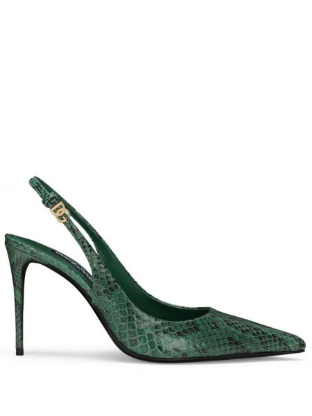 Pantofi cu toc slingback Dolce & Gabbana