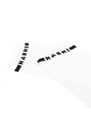 Socken mit print Marni weiß