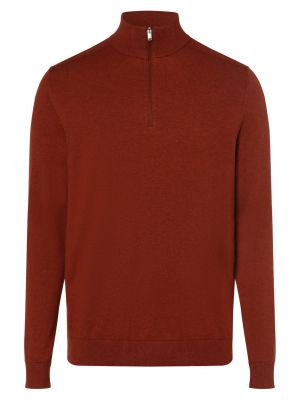Sweter Selected Homme pomarańczowy