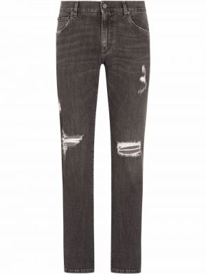 Slim fit skinny fit-jeans Dolce & Gabbana svart