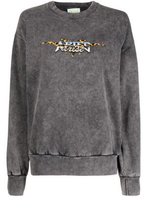 Sweatshirt mit print Aries grau