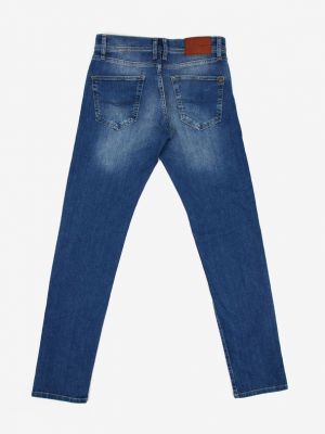 Jeansy skinny slim fit Pepe Jeans niebieskie