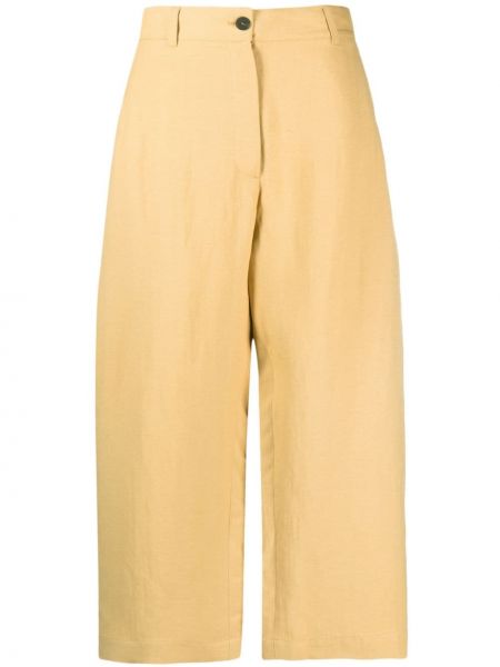 Pantaloni di cotone Studio Nicholson beige
