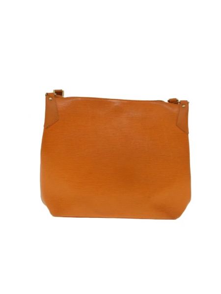 Bolsa de hombro de cuero Louis Vuitton Vintage naranja
