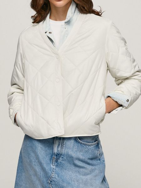 Джинсовая куртка Pepe Jeans London белая