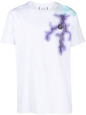 T-shirt con stampa Philipp Plein bianco