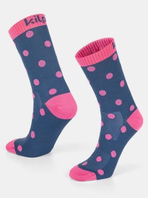 Bodkované bodkované športové ponožky Kilpi modrá