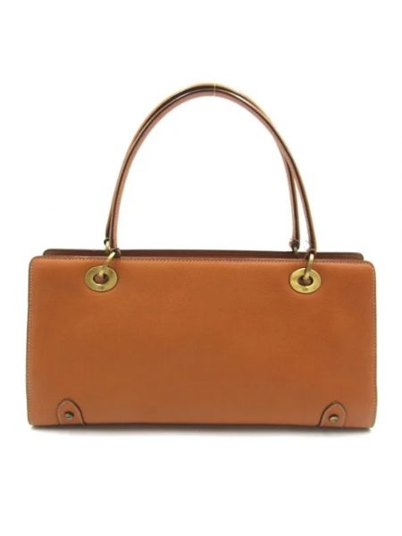 Bolsa de hombro retro Dior Vintage marrón