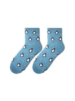 Melanžinės kojines Bratex mėlyna