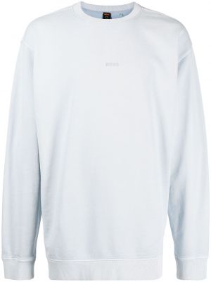 Trykt sweatshirt Boss blå