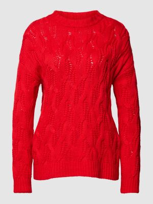 Dzianinowy sweter S.oliver Red Label czerwony