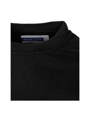 Sudadera de algodón de tela jersey Jacob Cohen negro