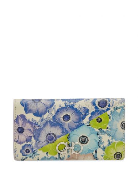 Květinová peněženka s potiskem Ferragamo